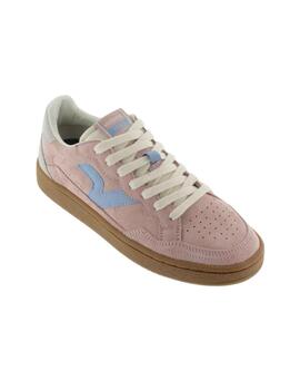 Zapatillas victoria smash soft suede rosa de mujer.