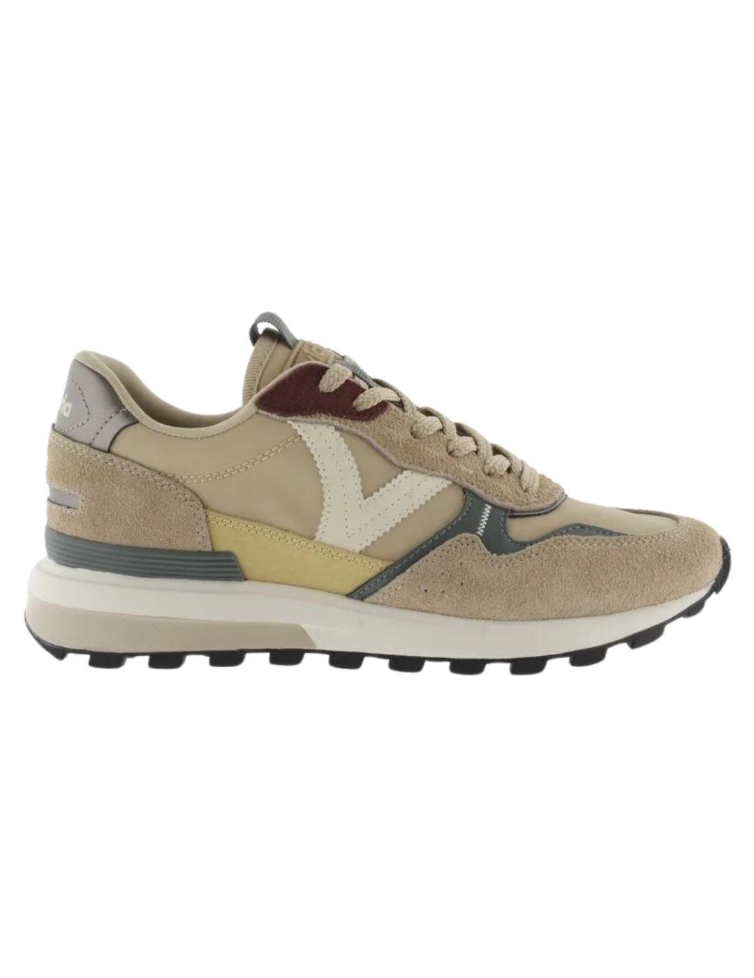 Zapatillas victoria luna beige de mujer.