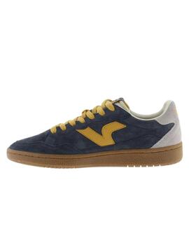 Zapatillas victoria smash soft suede marino de hombre.