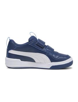 Zapatillas puma multiflex sl persian blue azul de niño.