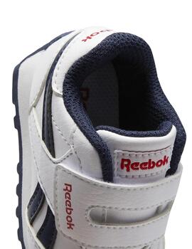 Zapaillas reebok royal rewind blanco azul de bebé.