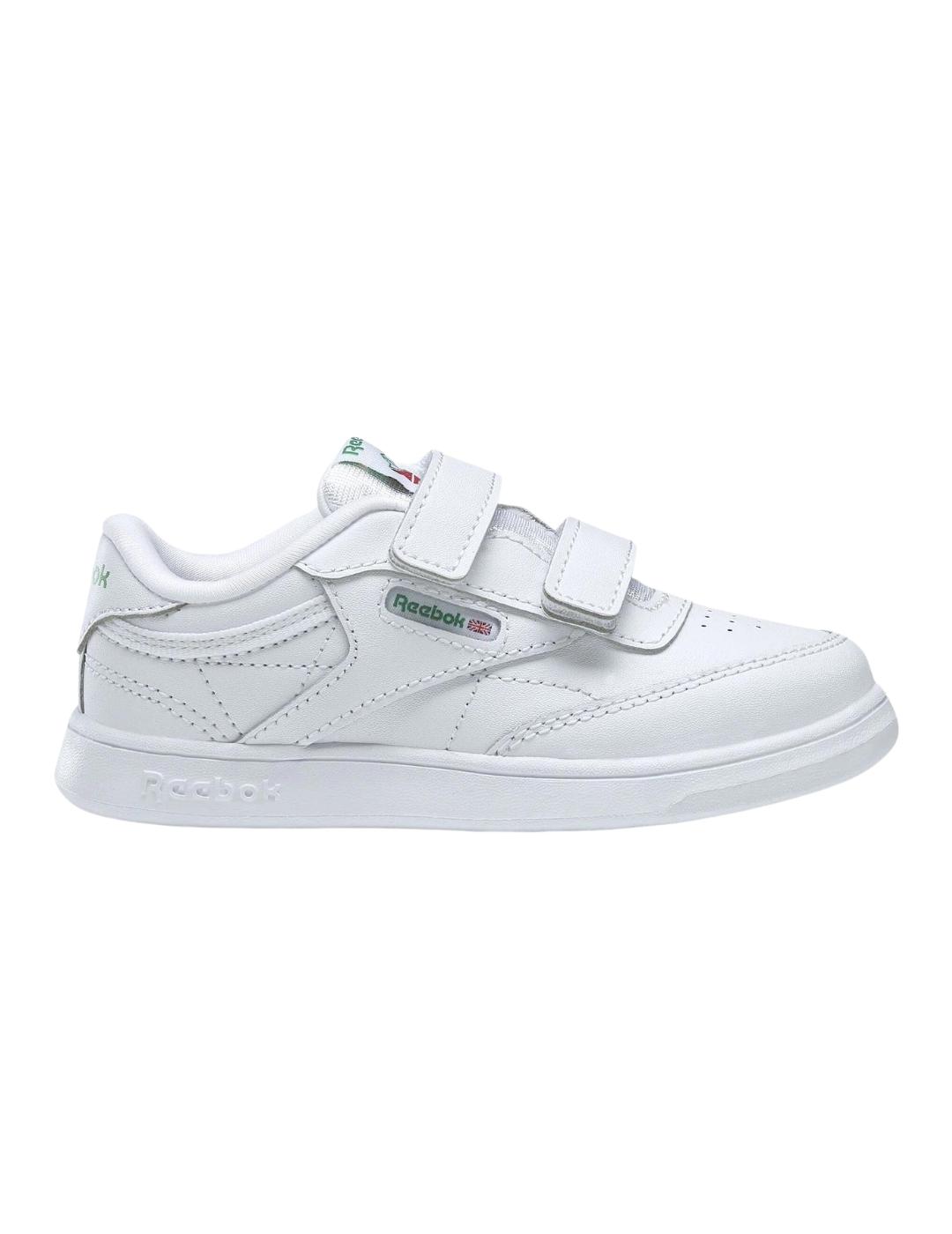 Zapatillas reebok club c v2  blanco de bebé.