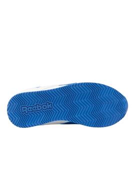 Zapatillas reebok royal  cj jog blanco azul de niño.