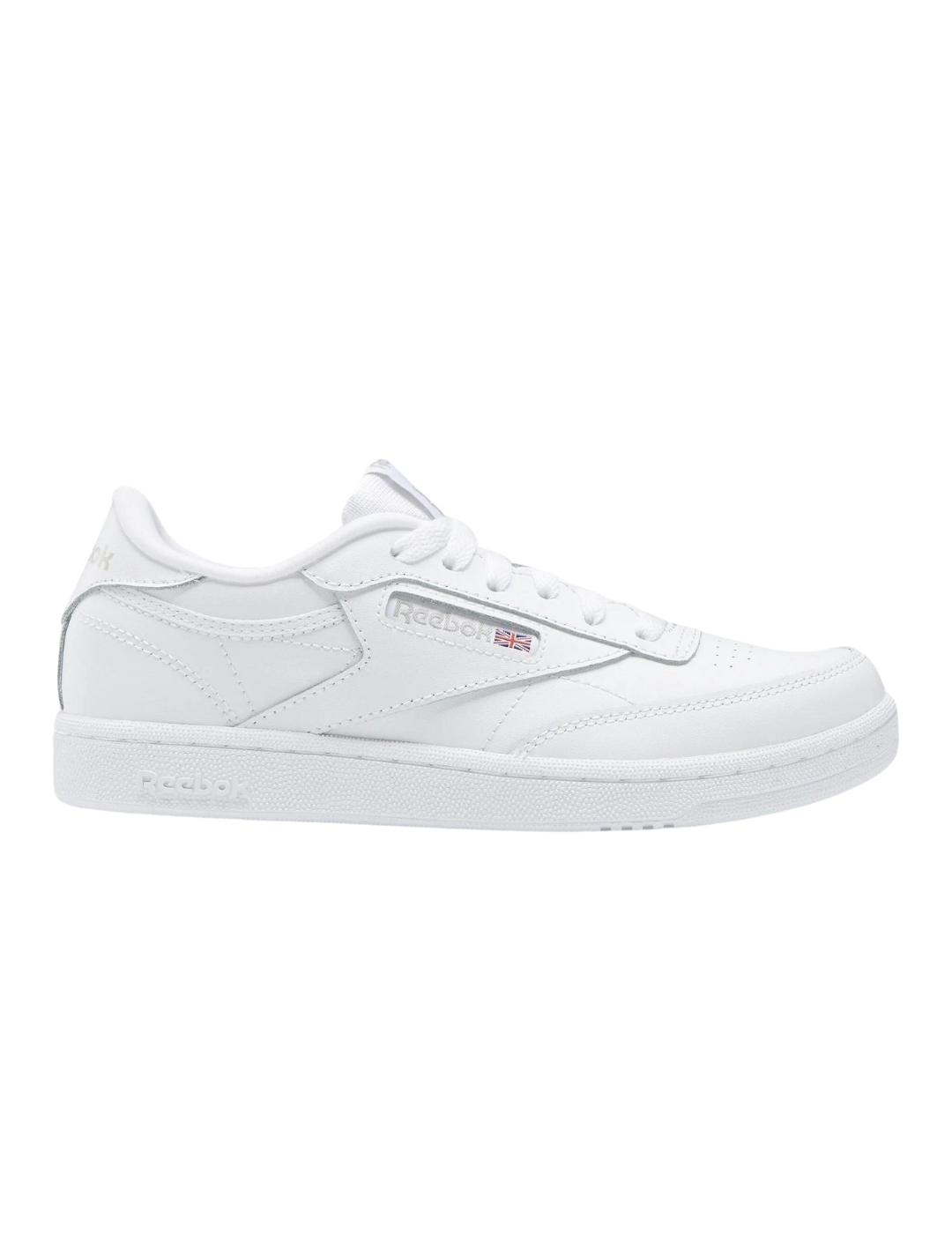 Zapatillas reebok club c junior blanco de niño.