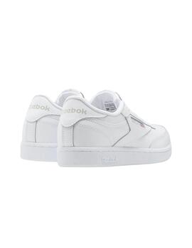 Zapatillas reebok club c junior blanco de niño.