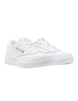 Zapatillas reebok club c junior blanco de niño.