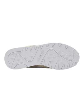 Zapatillas classic nylon beige de mujer.