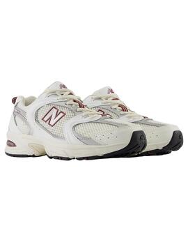 Zapatillas new balance mr530sz blanco granate de mujer.