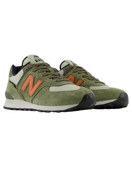 Zapatilllas new balance u574soc verde de hombre.