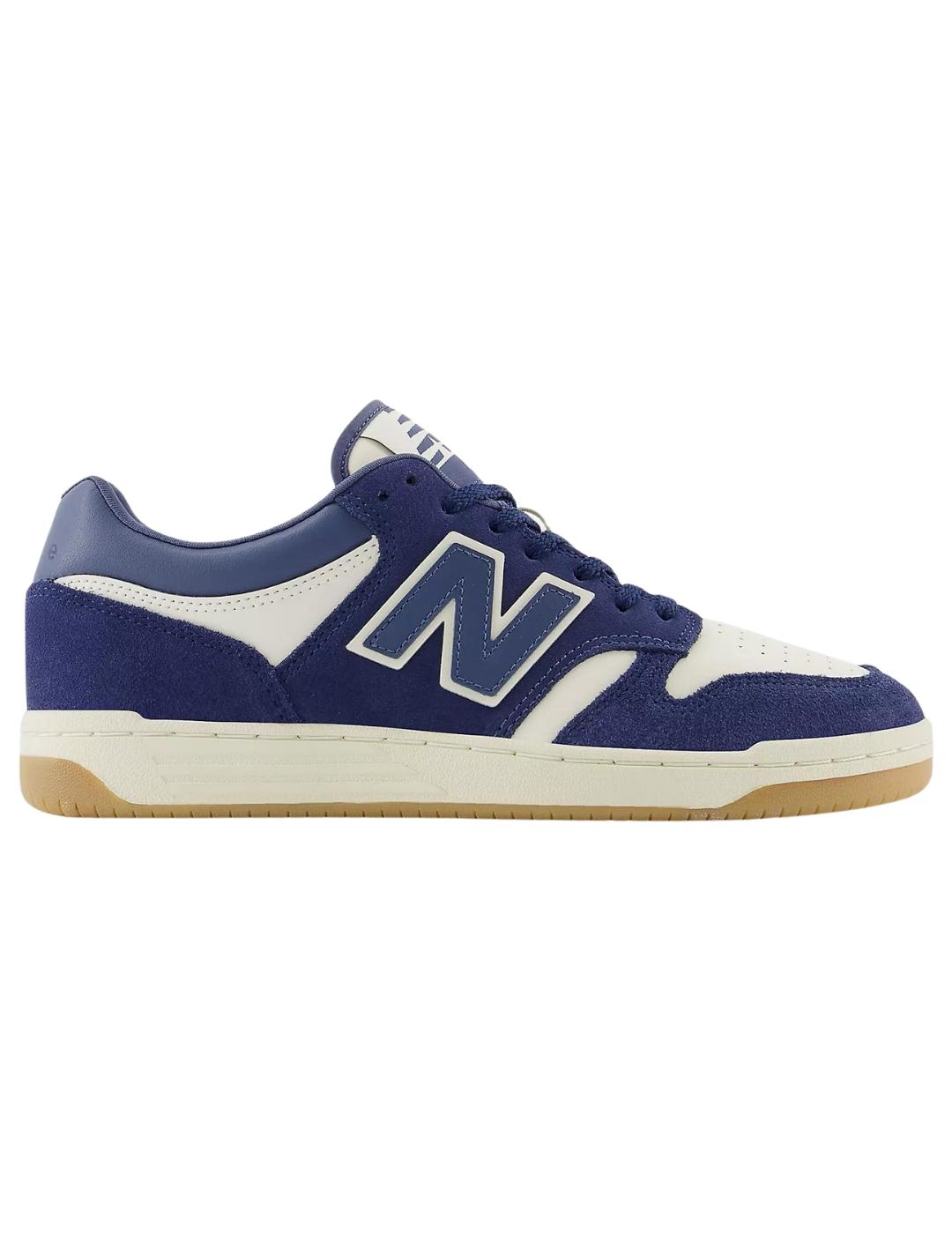 Zapatillas new balance bb480lpc azul beige de hombre.