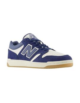 Zapatillas new balance bb480lpc azul beige de hombre.