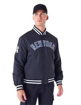 Chaqueta bomber new era MLB Neyyan negra de hombre.