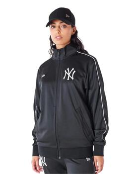 Chaqueta deportiva new era MLB Neyyan negro unisex.