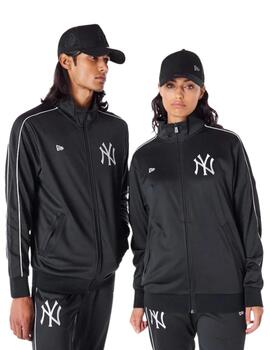 Chaqueta deportiva new era MLB Neyyan negro unisex.