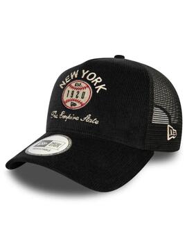 gorra new era cord graphic new york negra de hombre.