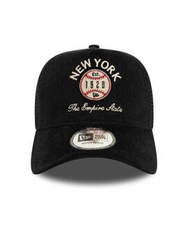 gorra new era cord graphic new york negra de hombre.