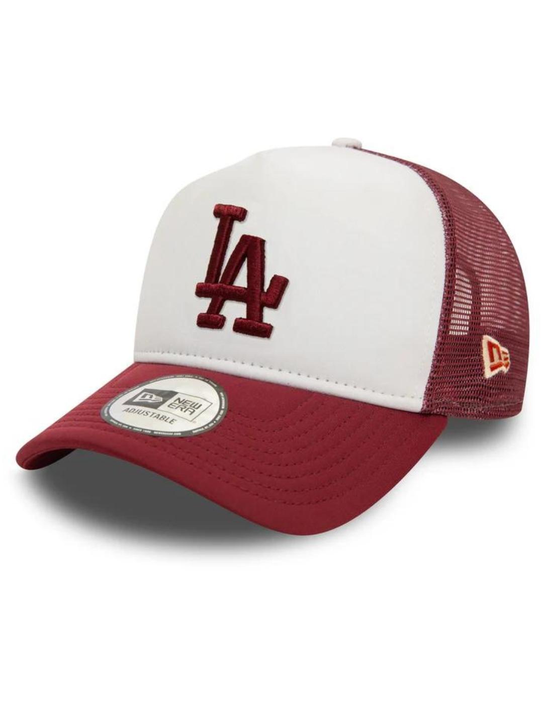 gorra new era la dodgers granate blanco de hombre.