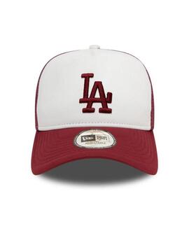 gorra new era la dodgers granate blanco de hombre.