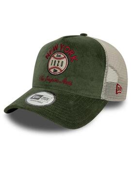 gorra new era cord graphic new york verde de hombre.