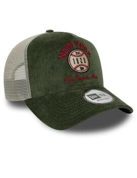 gorra new era cord graphic new york verde de hombre.