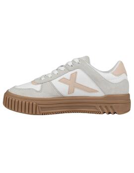 Zapatillas munich mina 04 blanco de mujer.