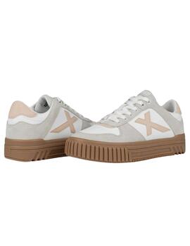 Zapatillas munich mina 04 blanco de mujer.