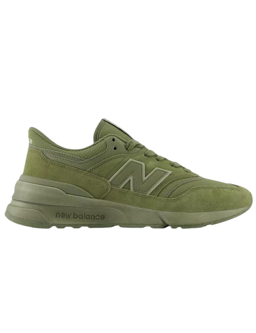 Zapatilllas new balance u997rmf verde de hombre.