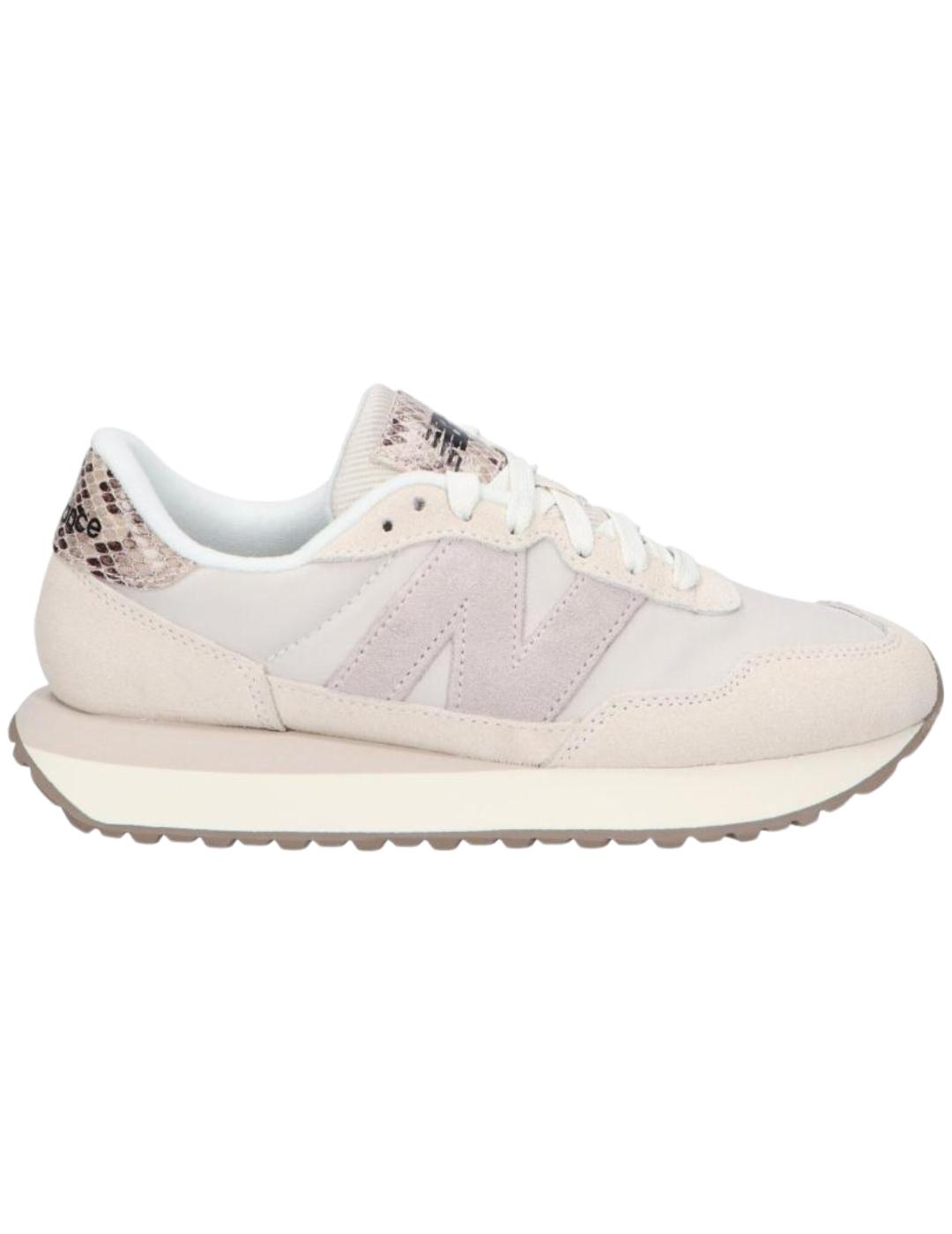 Zapatillas new balance ws237awb beige de mujer.