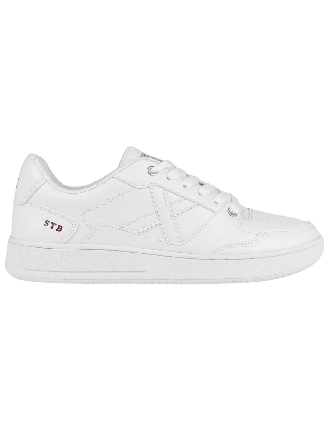 Zapatillas munich legit 85 blanco de mujer.