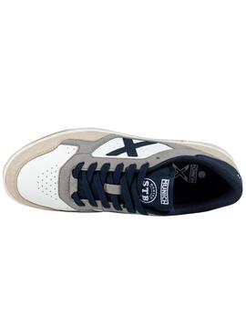 Zapatillas munich arrow 69 blanco azul de hombre.