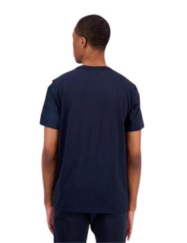 Camiseta le coq sportif  heritage tee azul d3 hombre.