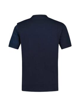 Camiseta le coq sportif  heritage tee azul d3 hombre.