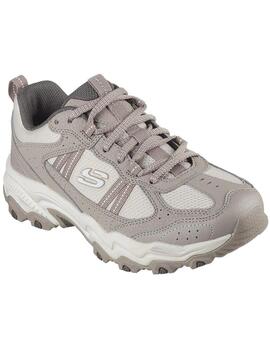 Zapatillas skechers stamina at marron de mujer.