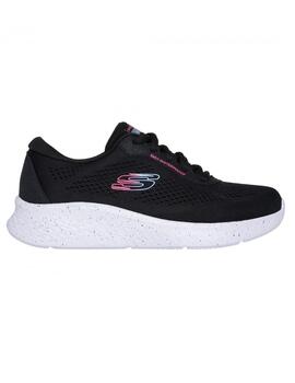 Zapatilla skechers through the mud waterproof negro de mujer