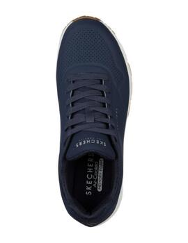 Zapatillas skechers stand on air azul de hombre.