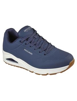 Zapatillas skechers stand on air azul de hombre.