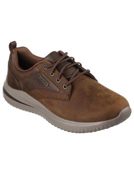 Zapatillas skechers glavine marron de hombre.