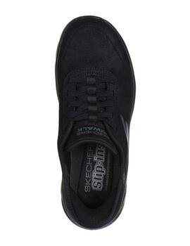 Zapatillas skechers go walk flex negro de hombre.