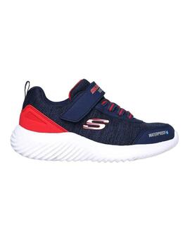 Zapatillas skechers dripper drop azul de niño.