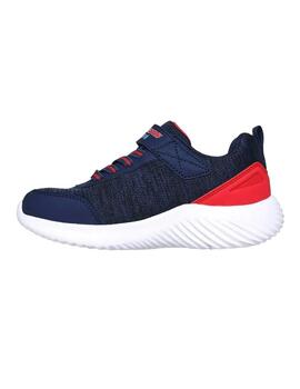 Zapatillas skechers dripper drop azul de niño.