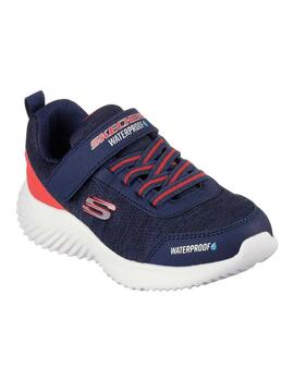 Zapatillas skechers dripper drop azul de niño.