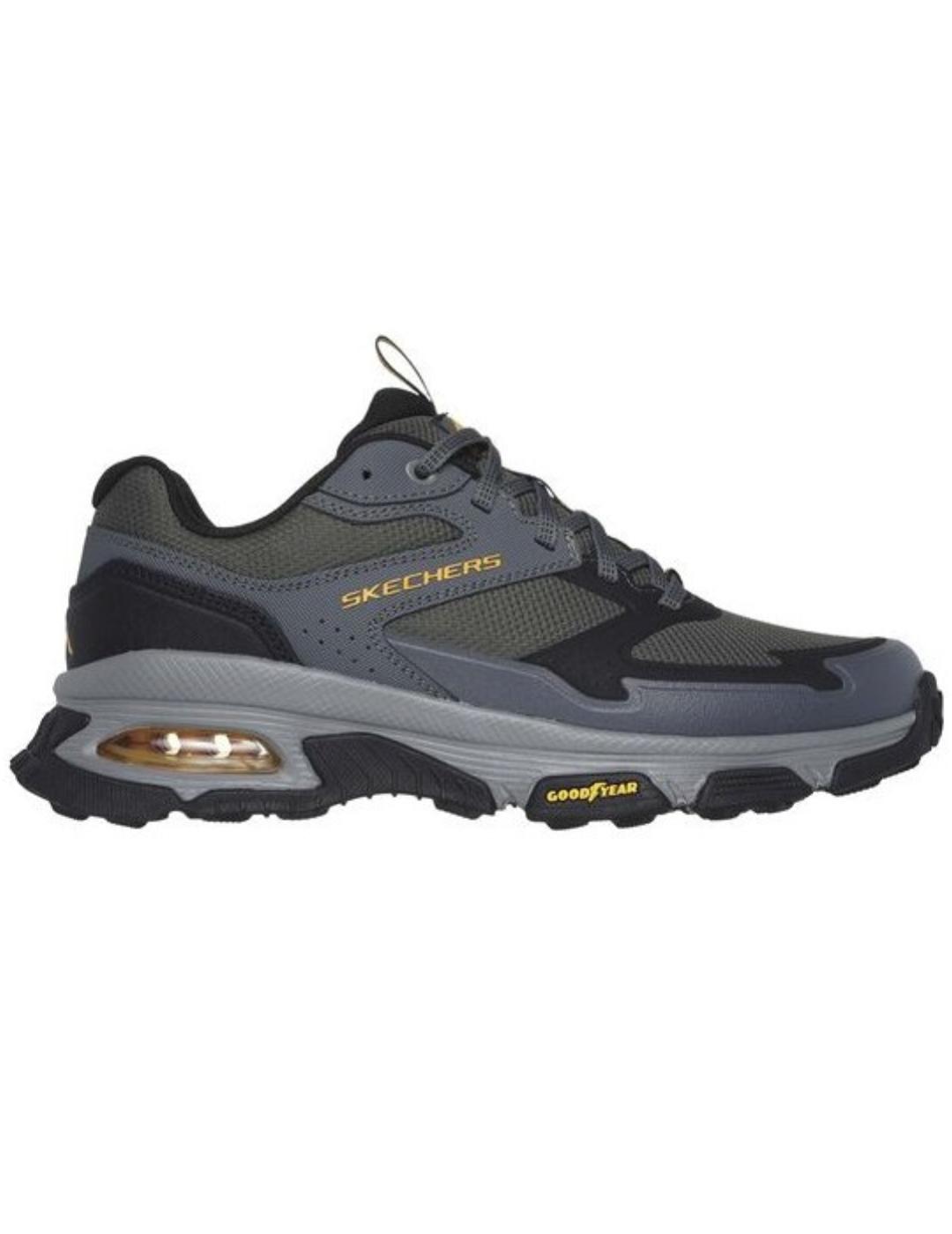 Zapatillas skechers sleek envoy verde de hombre.