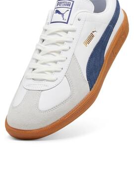 Zapatillas puma army trainer blanco azul de hombre.