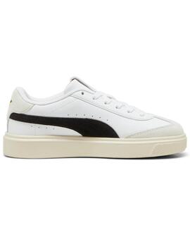 Zapatillas puma lajla t-toe blanco negro de mujer.