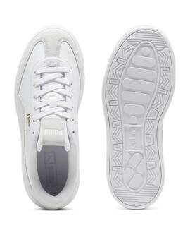 Zapatillas puma lajla t-toe blanco de mujer.