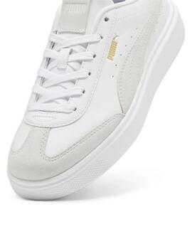 Zapatillas puma lajla t-toe blanco de mujer.