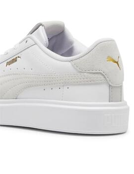 Zapatillas puma lajla t-toe blanco de mujer.