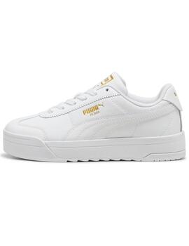 Zapatillas puma roma blanco de mujer.