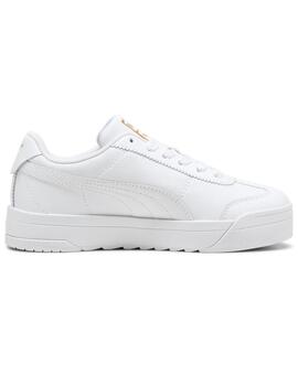 Zapatillas puma roma blanco de mujer.