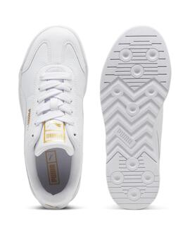 Zapatillas puma roma blanco de mujer.